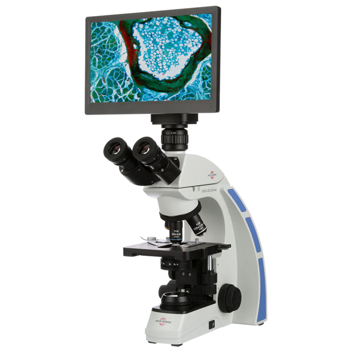 ACCU-SCOPE 3000-LED Microscope - TOP PICK VET MICROSCOPE - Image 5