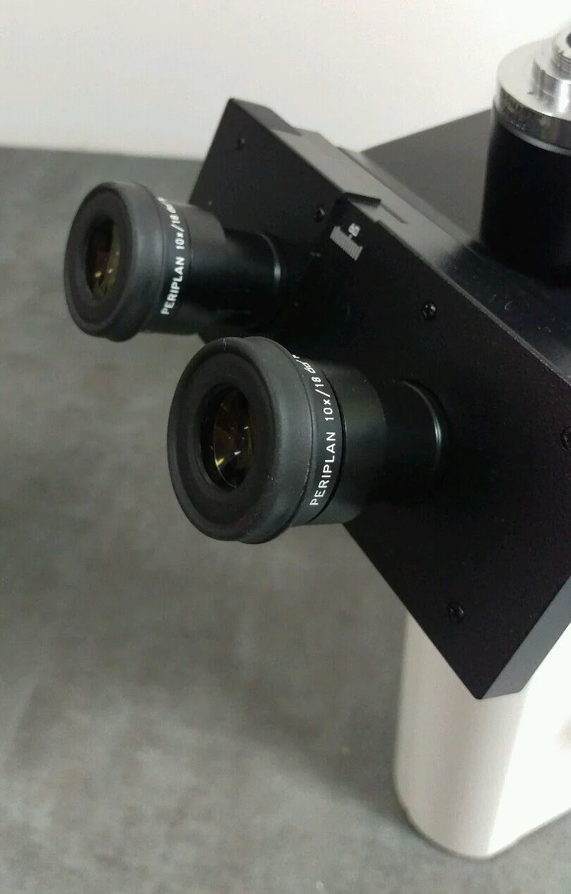 Leica Leitz Microscope DM IL Inverted with Phase Contrast and Trinocular Head - Image 5