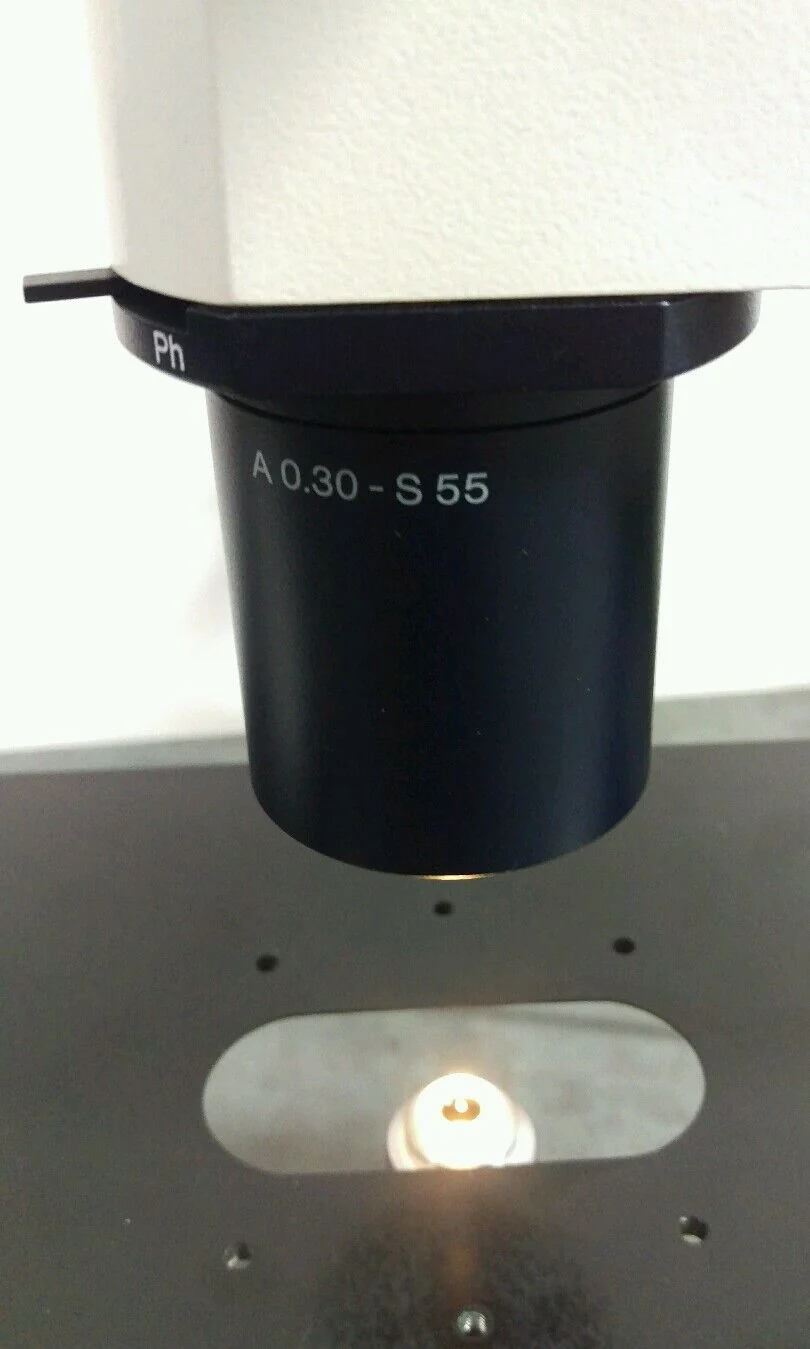 Leica Leitz Microscope DM IL Inverted with Phase Contrast and Trinocular Head - Image 6