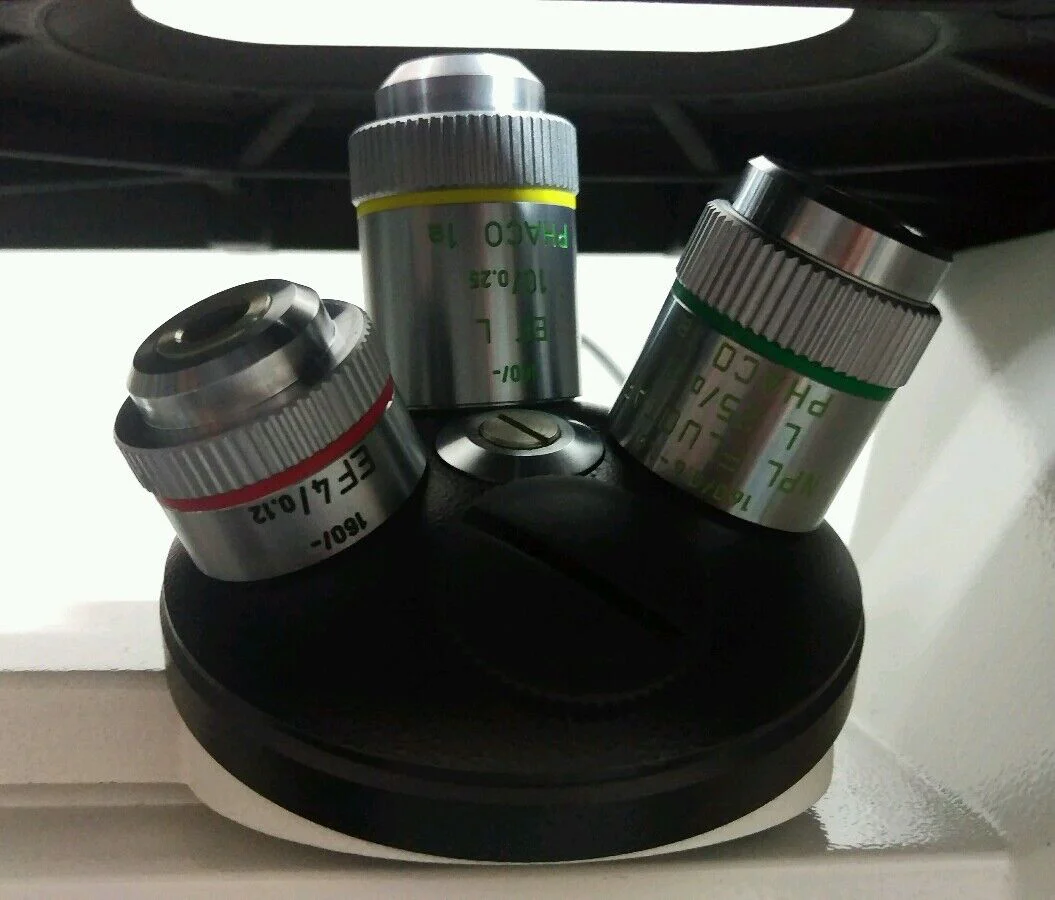 Leica Leitz Microscope DM IL Inverted with Phase Contrast and Trinocular Head - Image 8