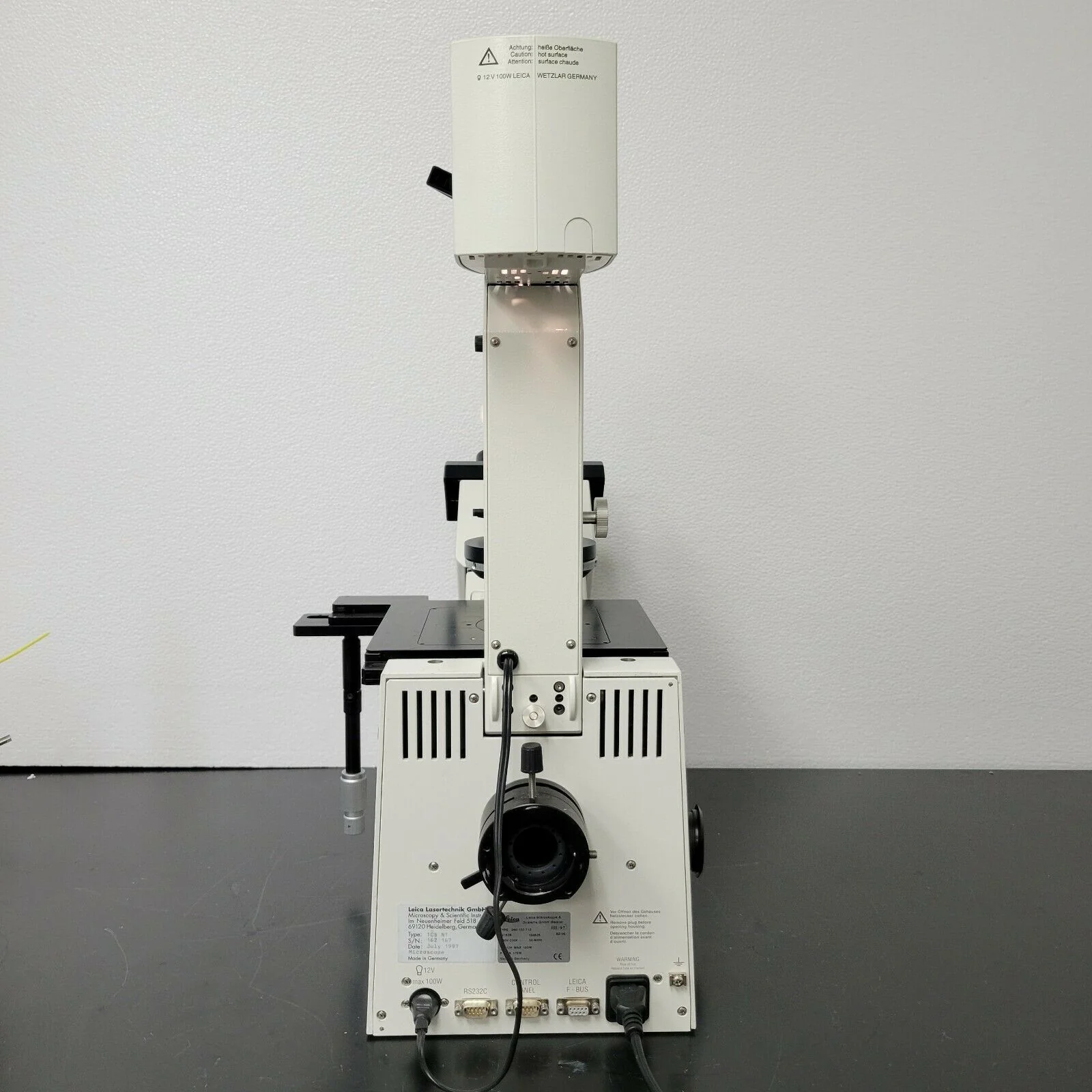 Leica Microscope DM IRBE Fluorescence DIC Inverted Stand - Image 3
