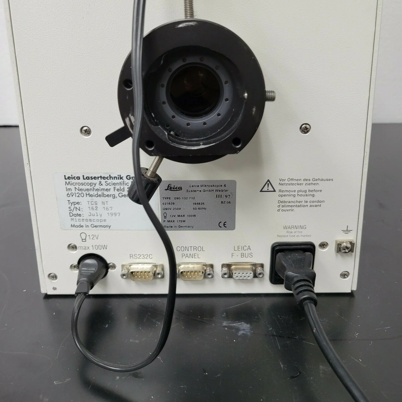 Leica Microscope DM IRBE Fluorescence DIC Inverted Stand - Image 4