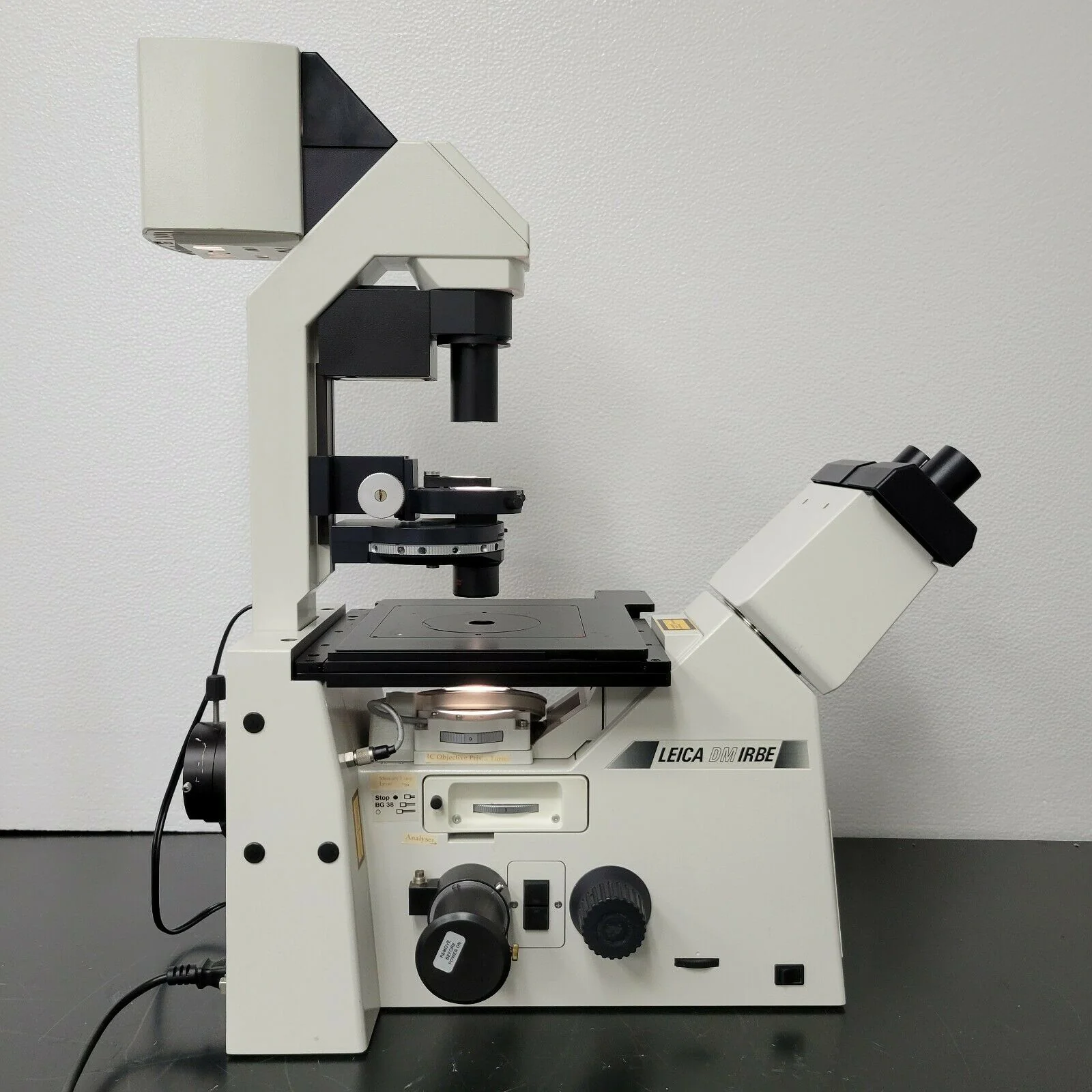 Leica Microscope DM IRBE Fluorescence DIC Inverted Stand - Image 5