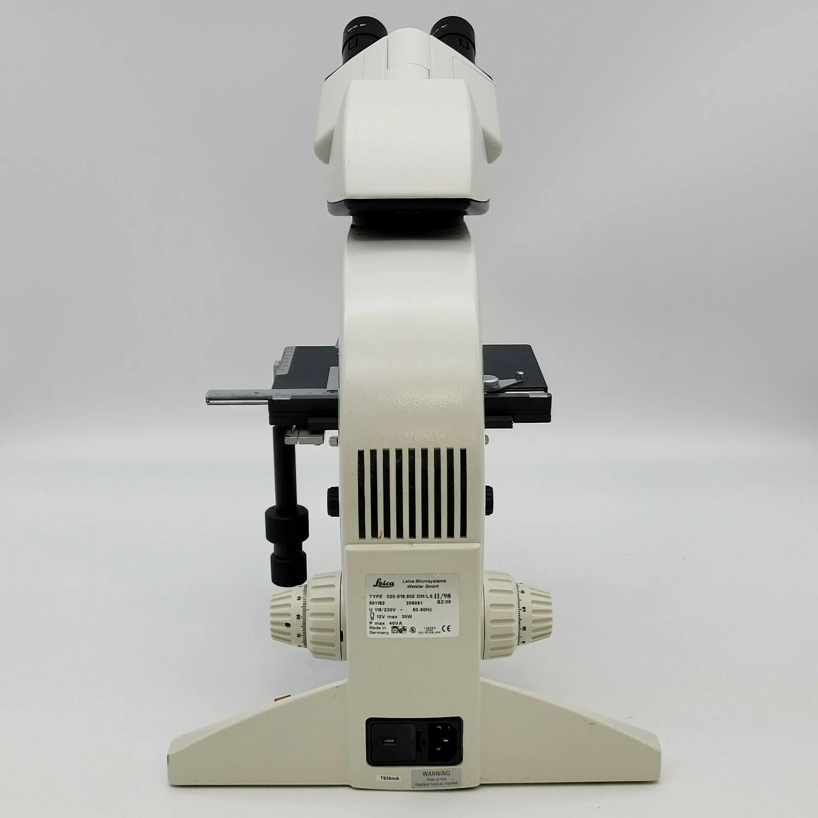 Leica Microscope DMLS with 10x 20x 40x Objectives and Binocular Head - Image 5