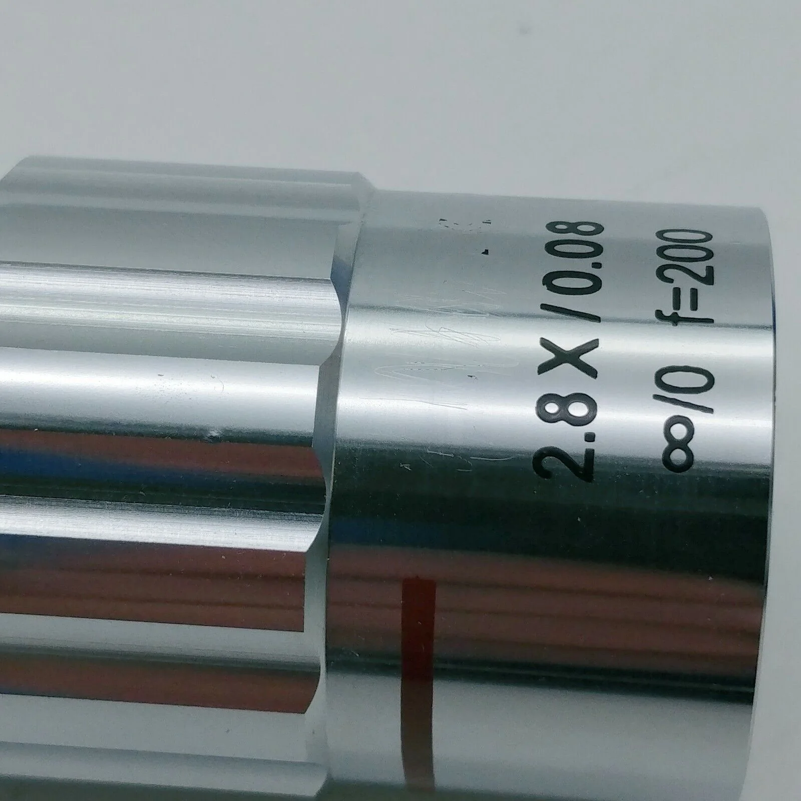 Mitutoyo Microscope Objective 2.8x - Image 6