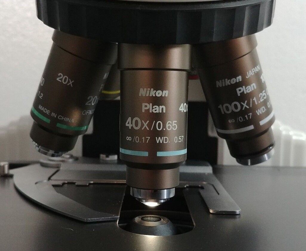 Nikon Microscope E400 with Dual Head Side by Side Bridge - Image 5