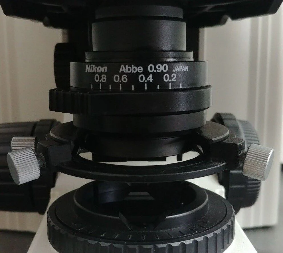 Nikon Microscope E400 with Dual Head Side by Side Bridge - Image 7