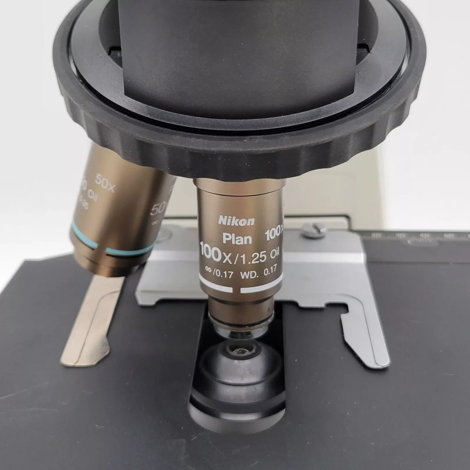 Nikon Microscope Eclipse 50i with 50x Oil Objective - Image 4