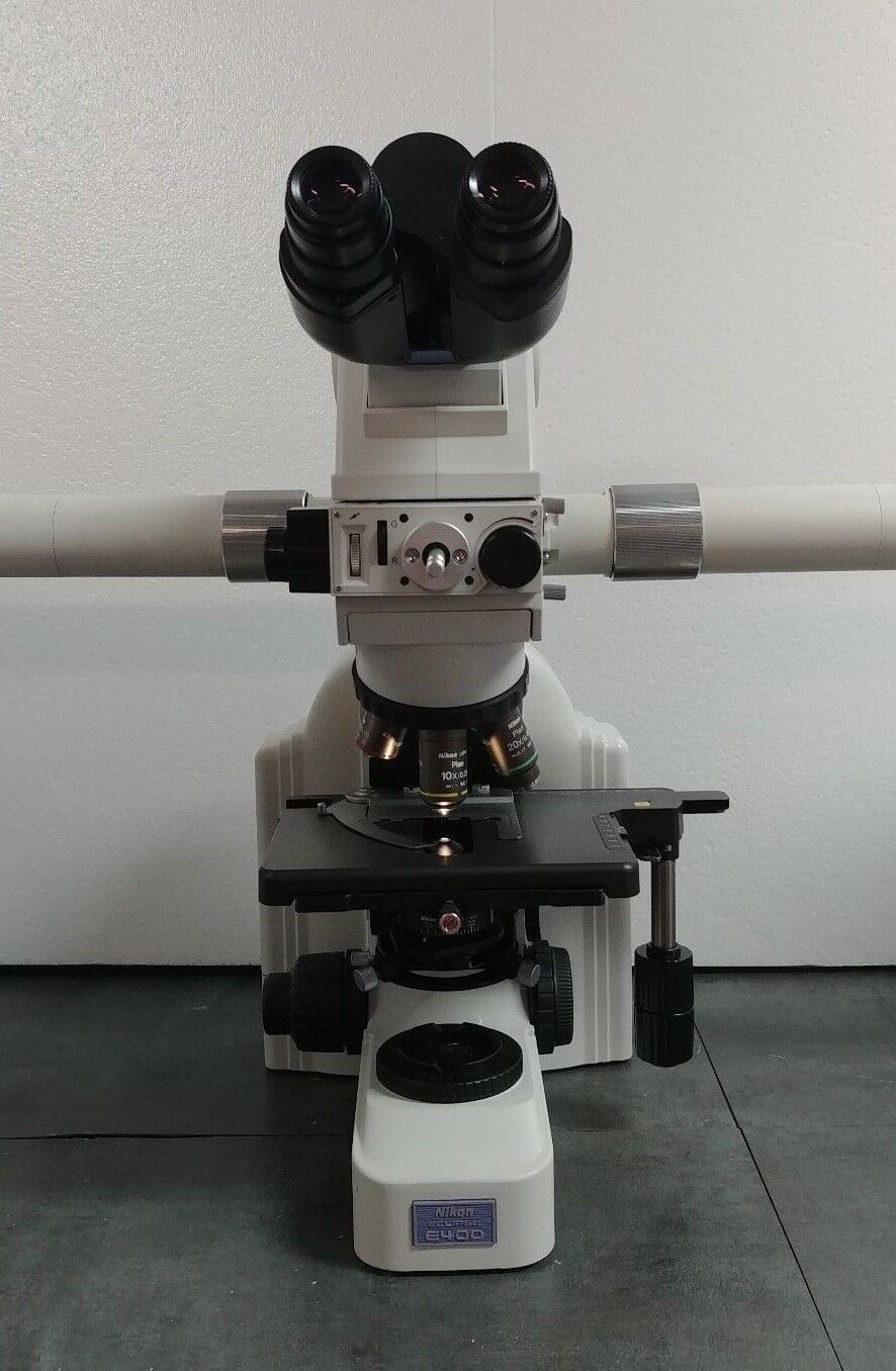 Nikon Microscope Eclipse E400 Multihead with 2x Objective Teaching System - Image 4
