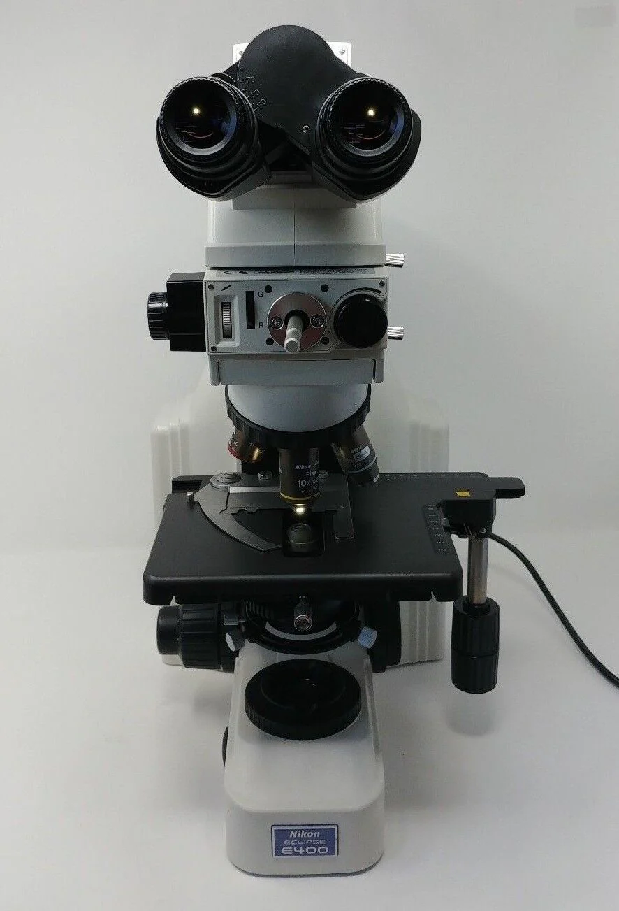 Nikon Microscope Eclipse E400 with Dual Head Bridge - Image 3