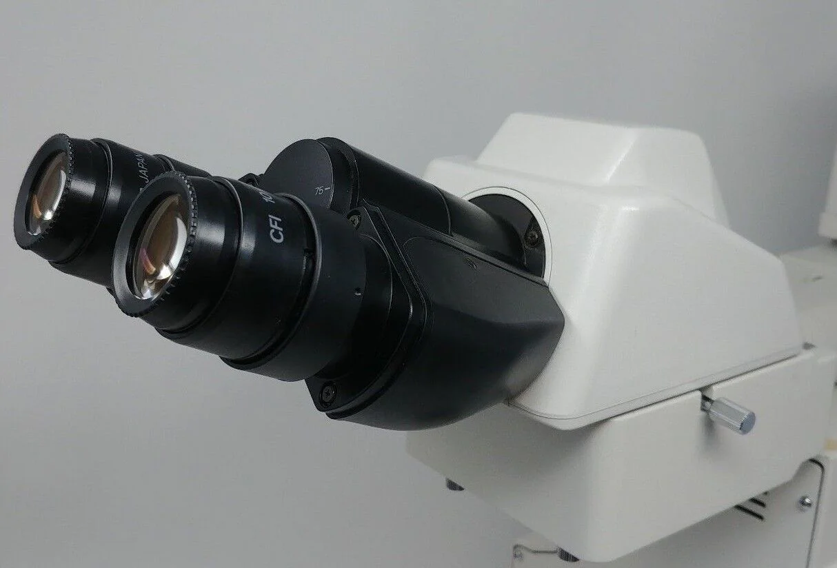 Nikon Microscope Eclipse E400 with Dual Head Bridge and 2x for Pathology/Mohs - Image 10