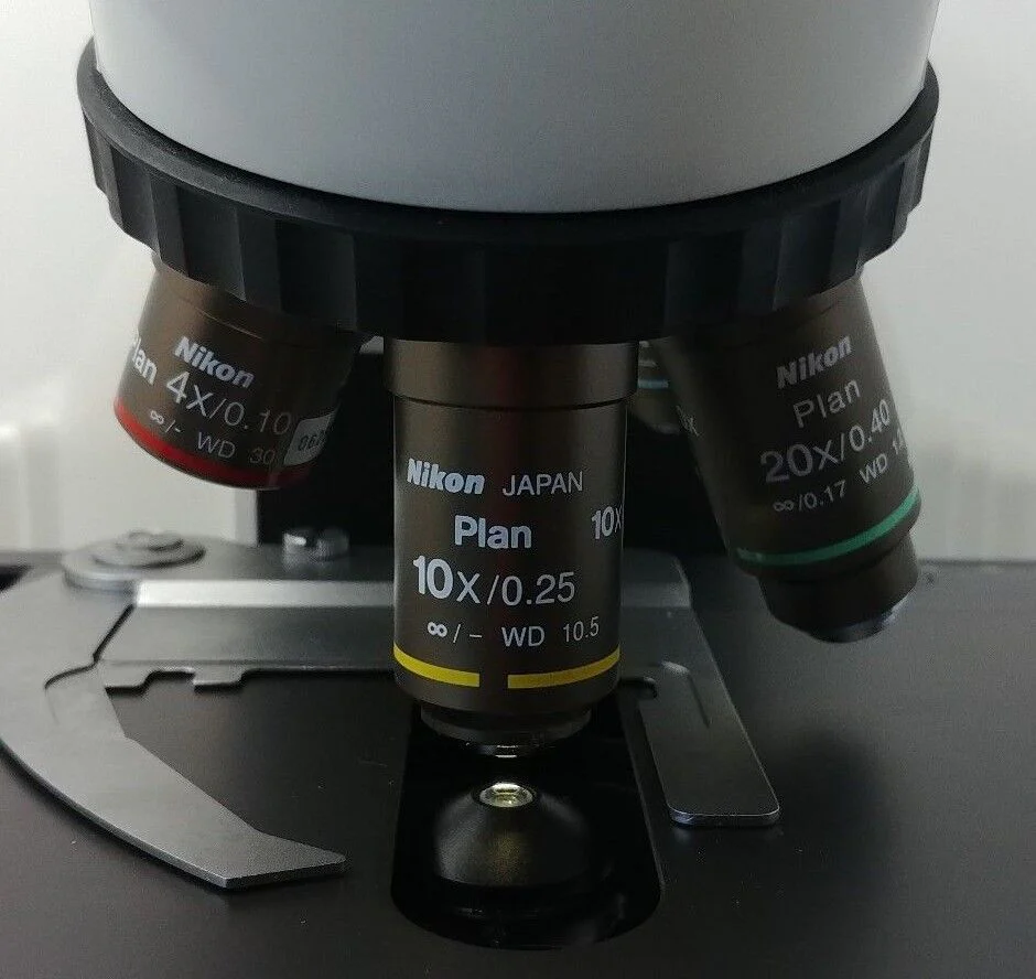 Nikon Microscope Eclipse E400 with Dual Head Bridge and 2x for Pathology/Mohs - Image 6