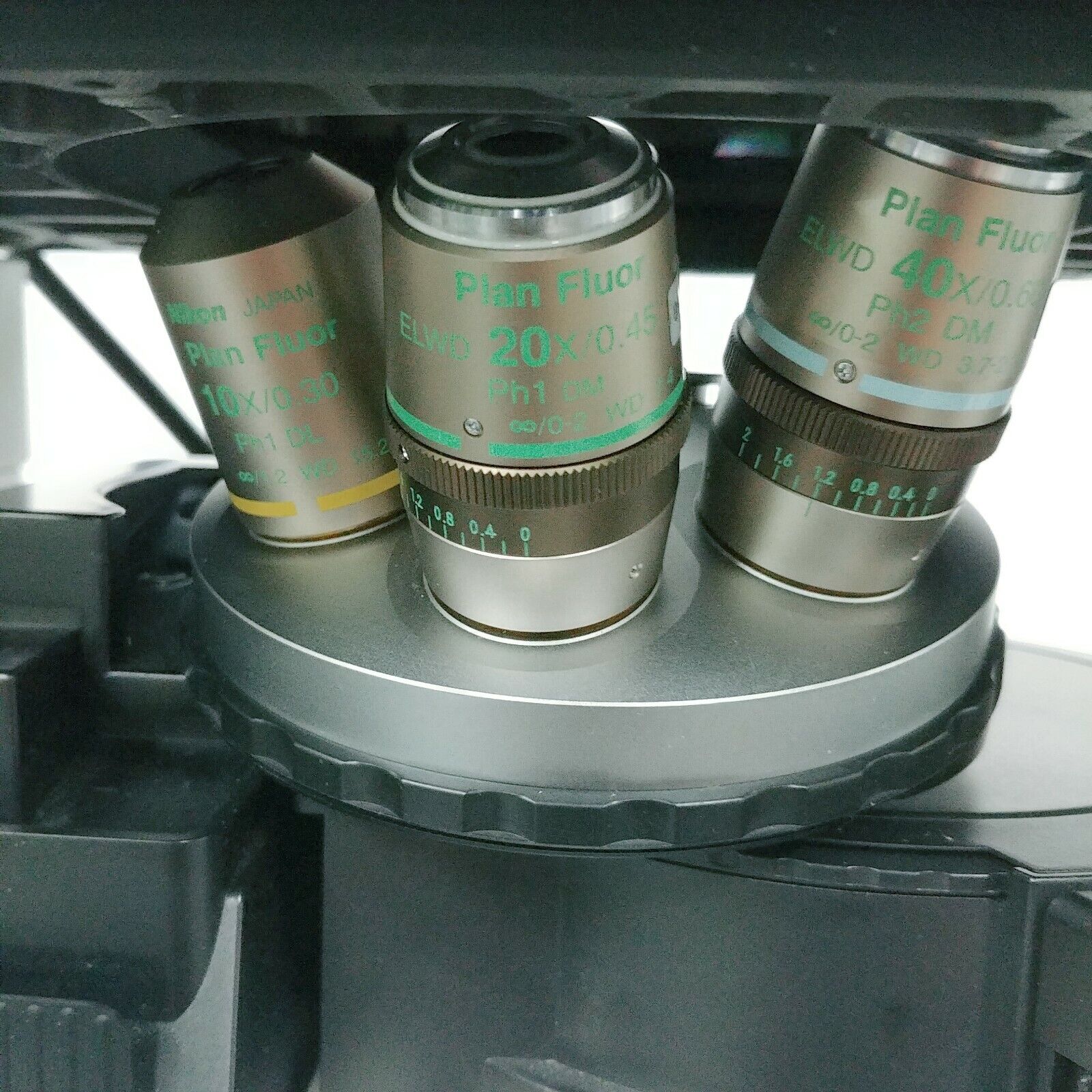 Nikon Microscope Eclipse TE2000-U w. Fluorescence, Phase Contrast & X-Cite Light - Image 7