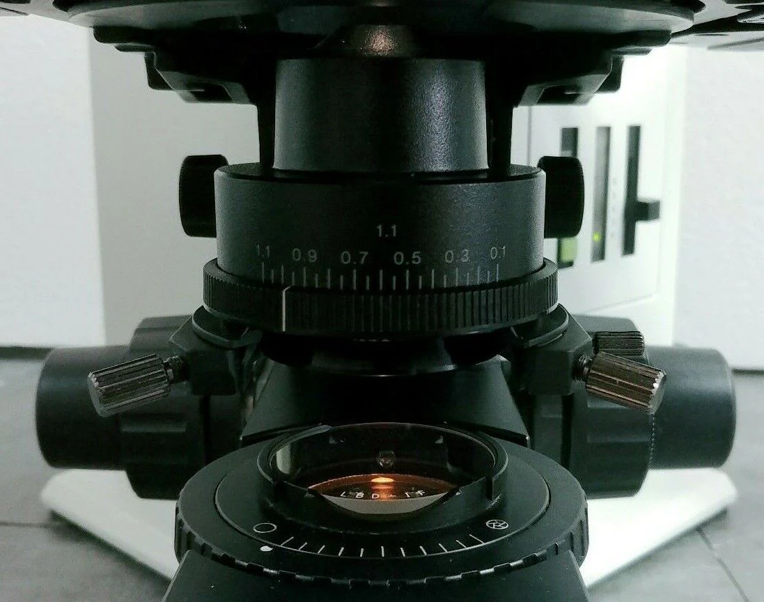 Olympus Microscope BX40 with Dual Port Side by Side Teaching Bridge (Dual Head) - Image 7