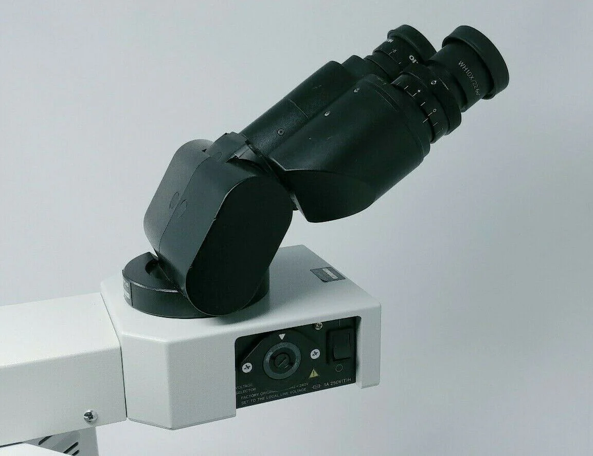 Olympus Microscope BX40 with Front to Back Bridge and 100x Objective (Dual Head) - Image 7