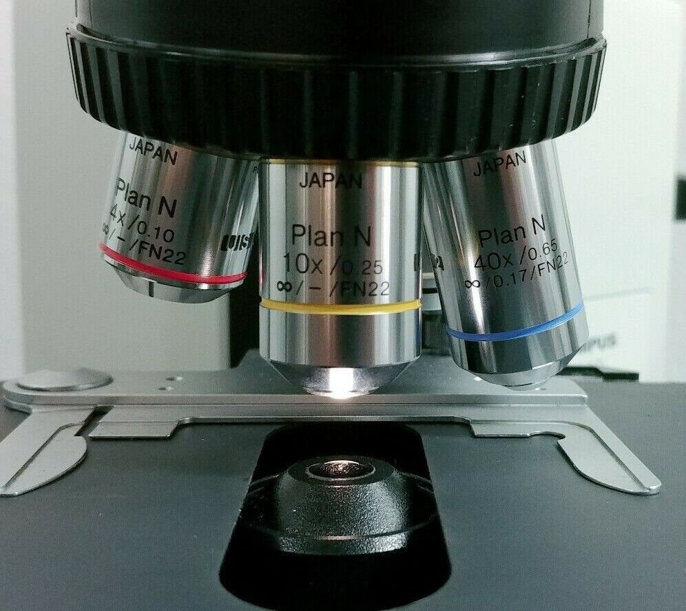 Olympus Microscope BX40 with Side by Side Teaching Bridge (Dual Head) - Image 5