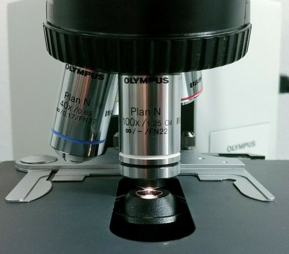 Olympus Microscope BX40 with Side by Side Teaching Bridge (Dual Head) - Image 6