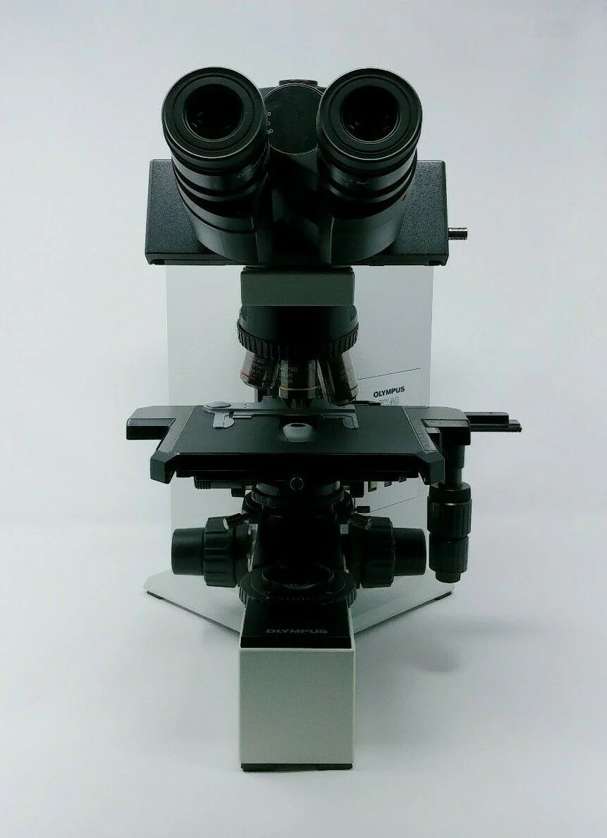 Olympus Microscope BX40 with Superwide Head, Apo 2x and Fluorites - Image 3