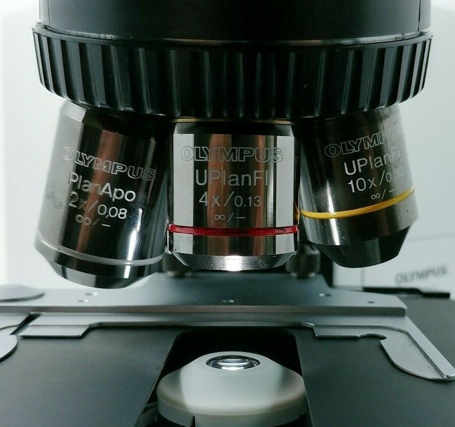 Olympus Microscope BX40 with Superwide Head, Apo 2x and Fluorites - Image 5