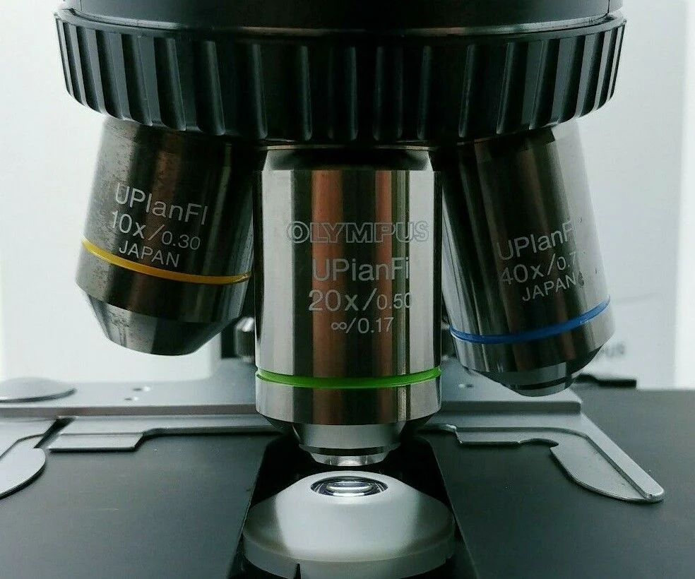 Olympus Microscope BX40 with Superwide Head, Apo 2x and Fluorites - Image 6