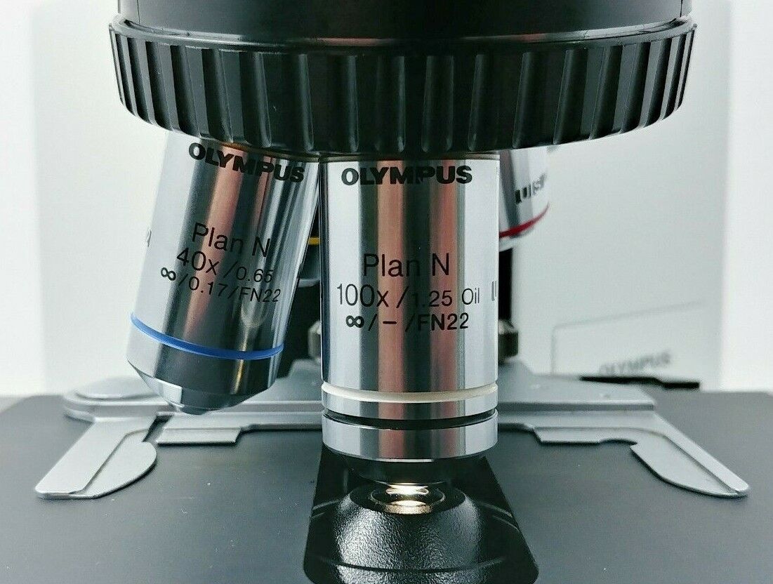 Olympus Microscope BX40 with Tilting Head and 100x - Image 6