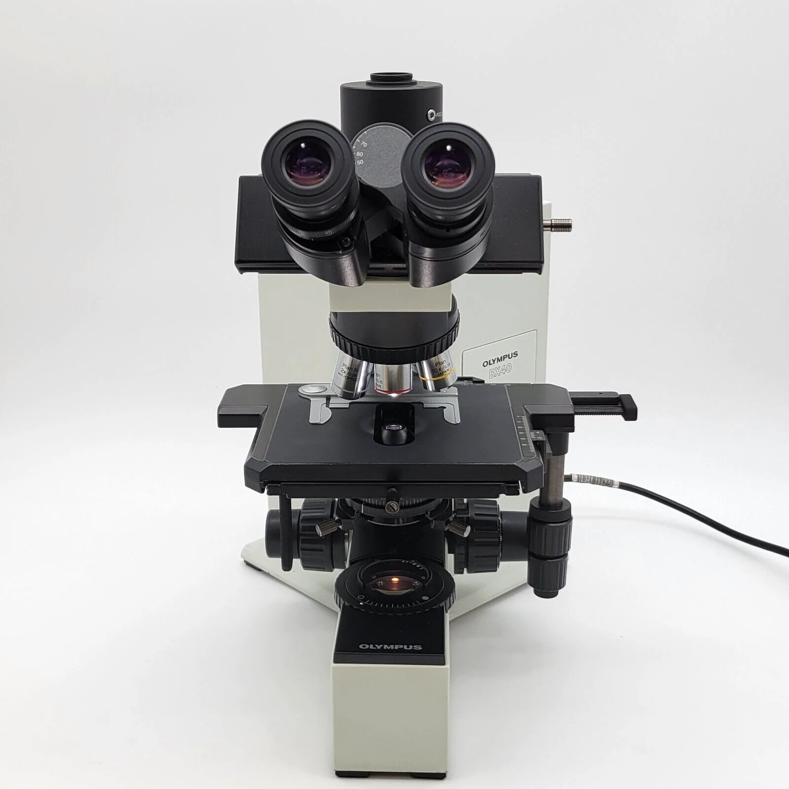 Olympus Microscope BX40 with Trinocular Head and 2X Objective - Image 3