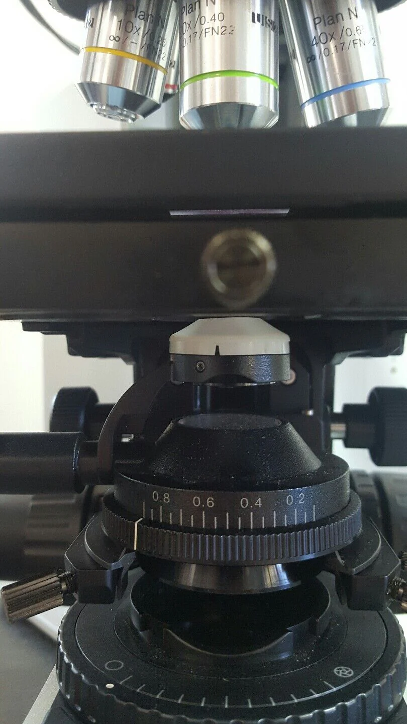 Olympus Microscope BX41 with 2X and Side by Side Bridge Mohs Microscope (Dual Head) - Image 5