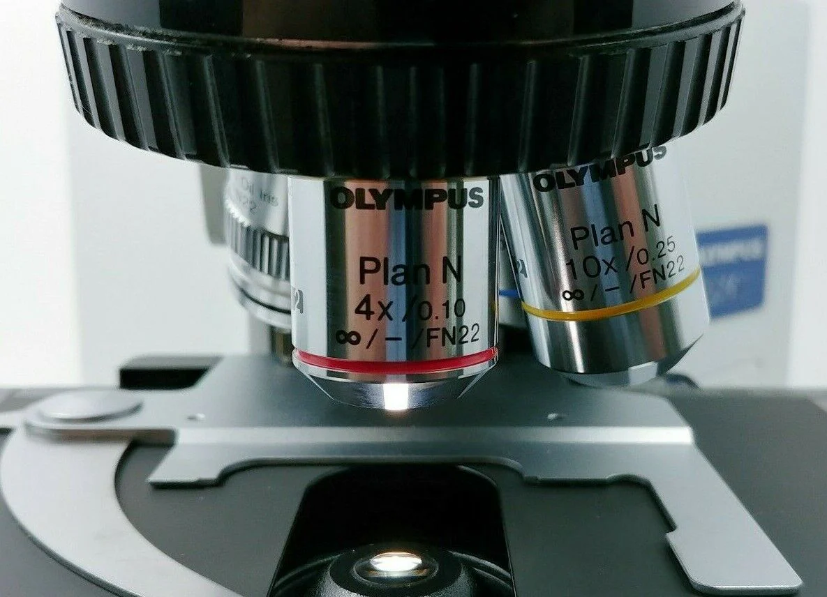 Olympus Microscope BX41 with Front to Back Bridge (Dual Head) - Image 4