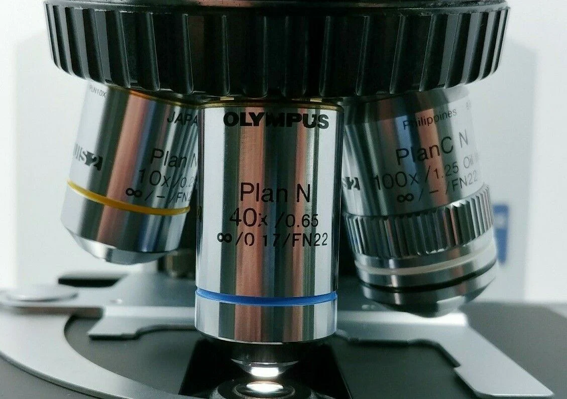 Olympus Microscope BX41 with Front to Back Bridge (Dual Head) - Image 5