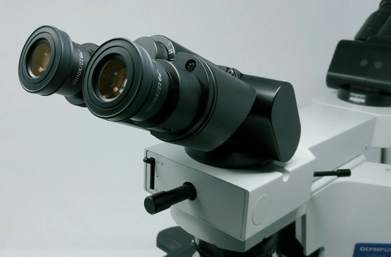 Olympus Microscope BX41 with Front to Back Bridge (Dual Head) - Image 6