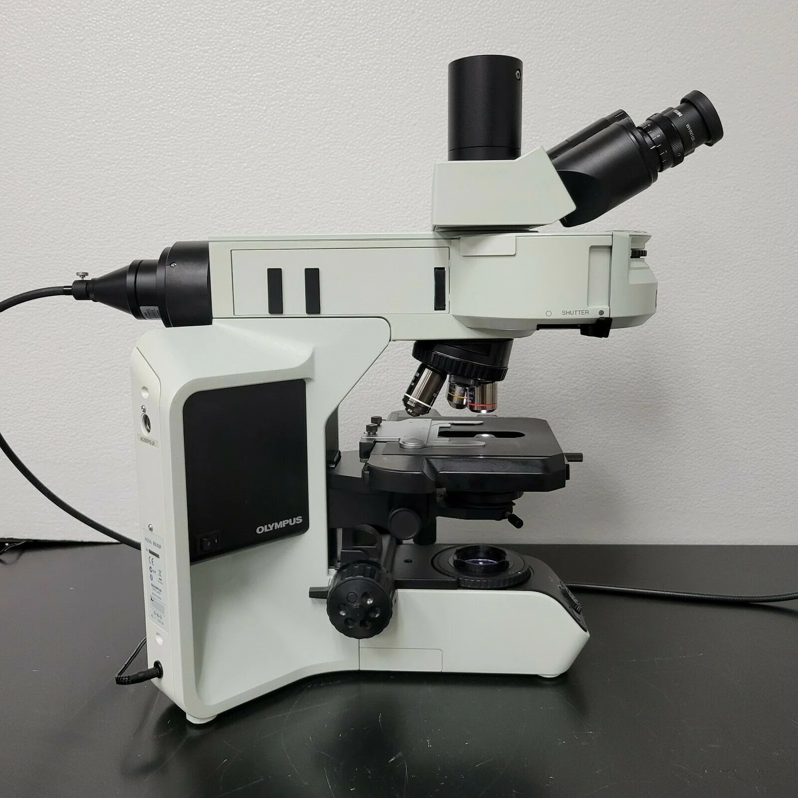Olympus Microscope BX43 with Fluorites, Fluorescence, & X-Cite Lite Illumination - Image 4
