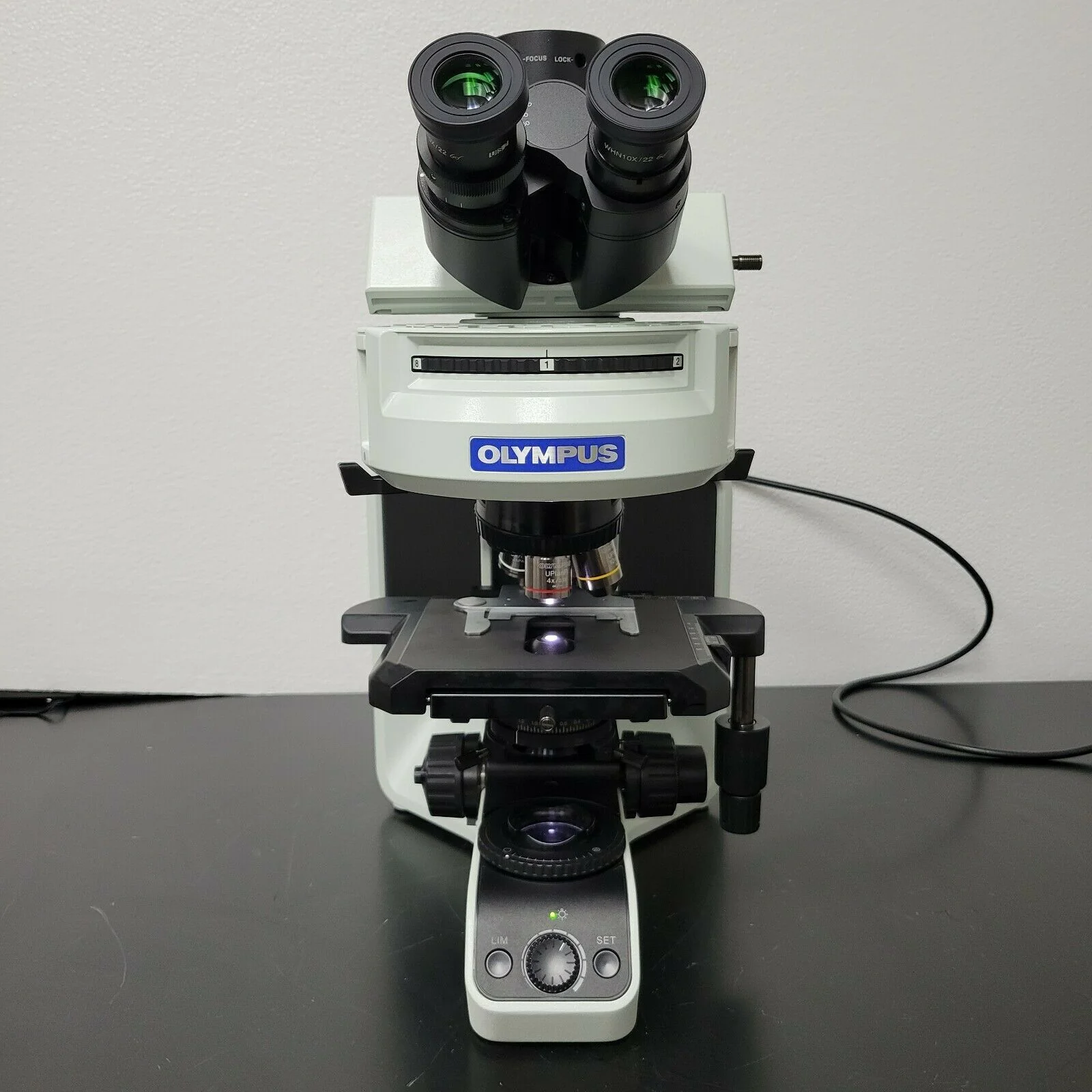Olympus Microscope BX43 with Fluorites, Fluorescence, & X-Cite Lite Illumination - Image 7