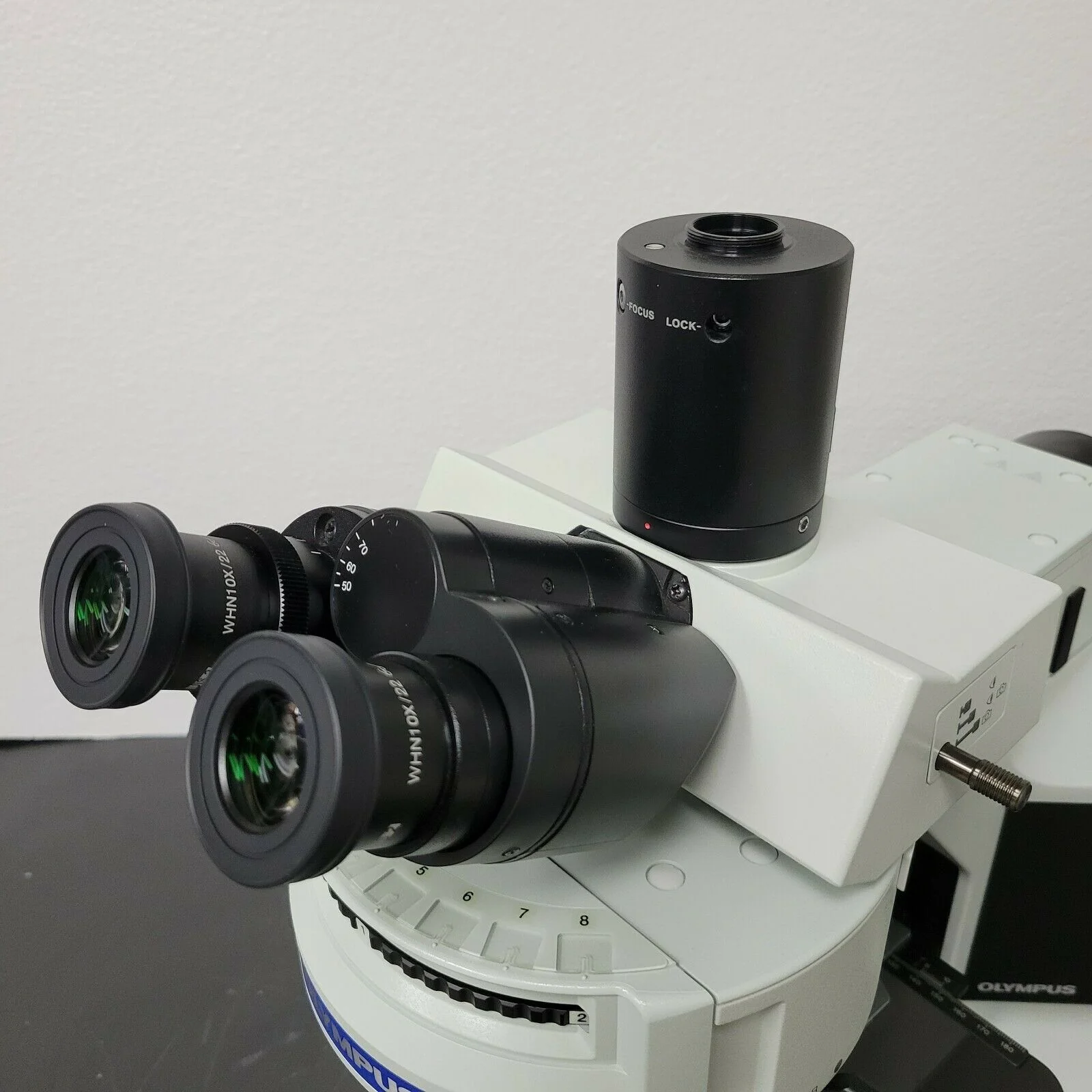 Olympus Microscope BX43 with Fluorites, Fluorescence, & X-Cite Lite Illumination - Image 9