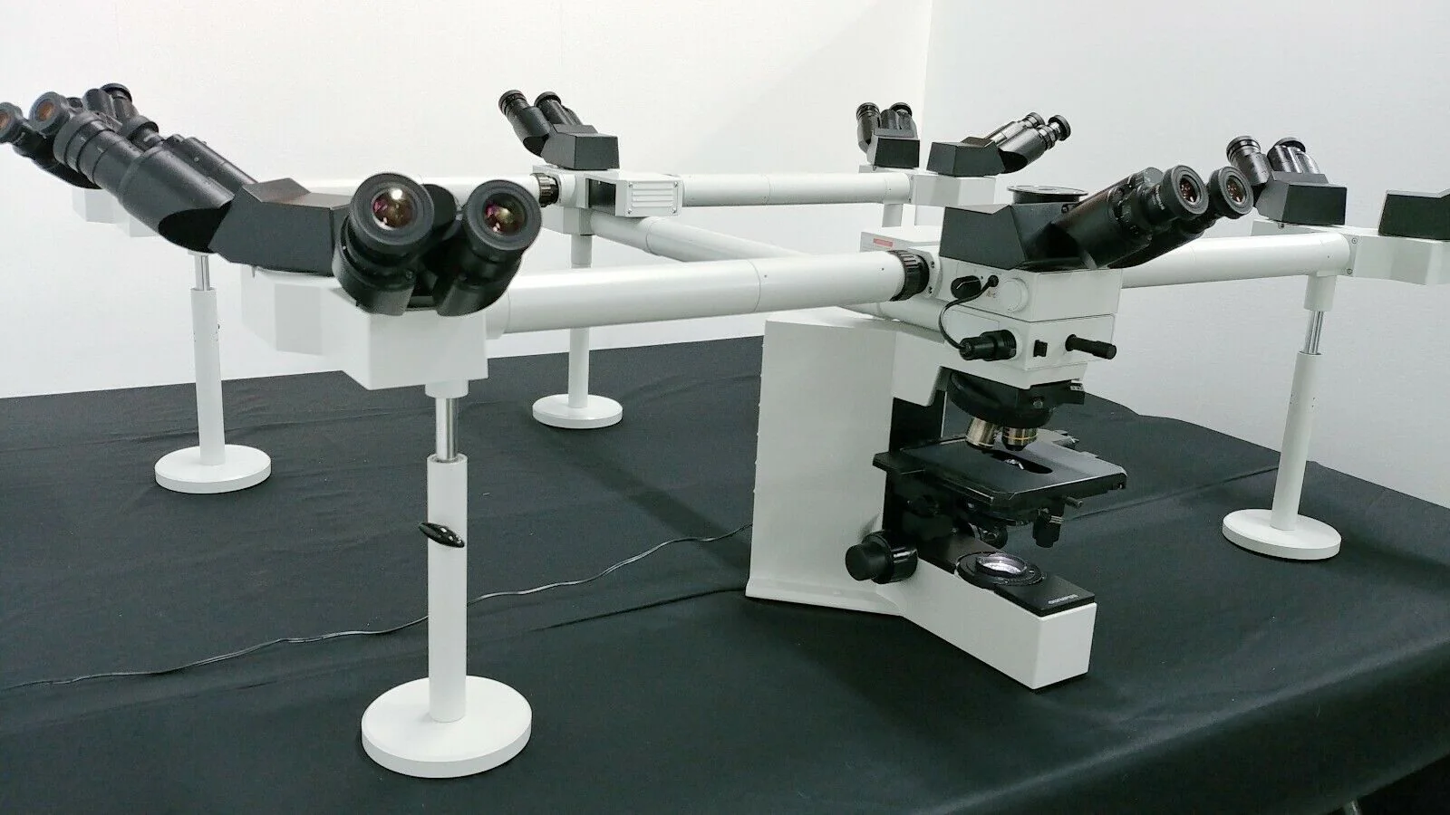 Olympus Microscope BX50 Multihead 10 Headed Teaching System with LED Replacement - Image 3