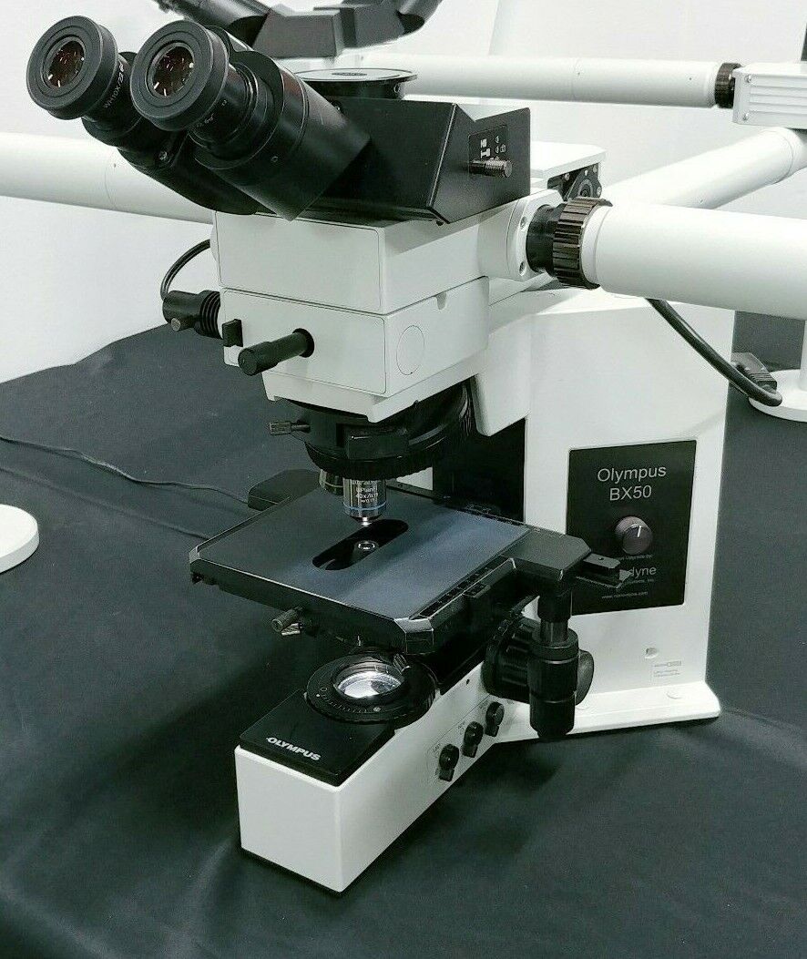 Olympus Microscope BX50 Multihead 10 Headed Teaching System with LED Replacement - Image 4