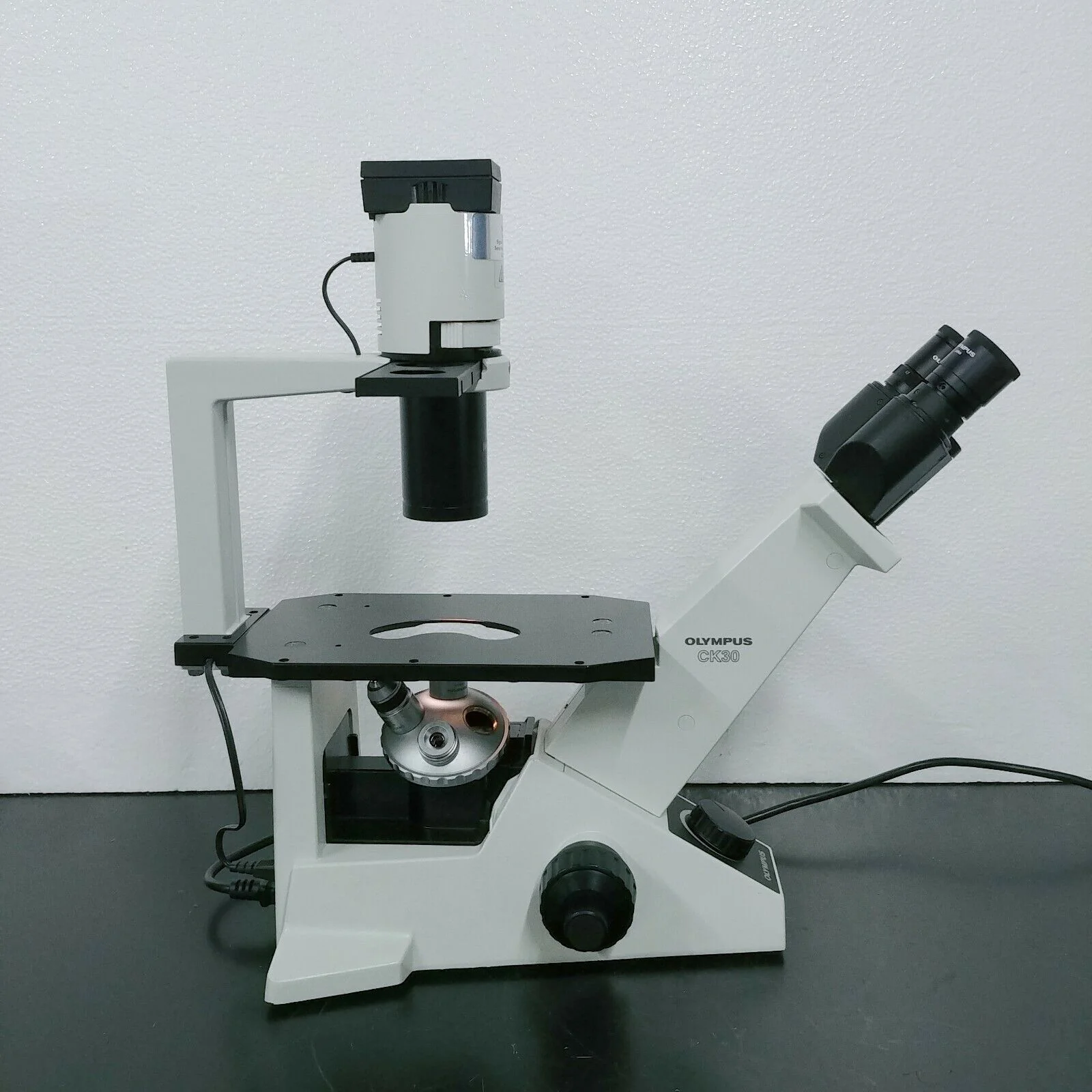 Olympus Microscope CK30 Inverted with Phase Contrast - Image 4