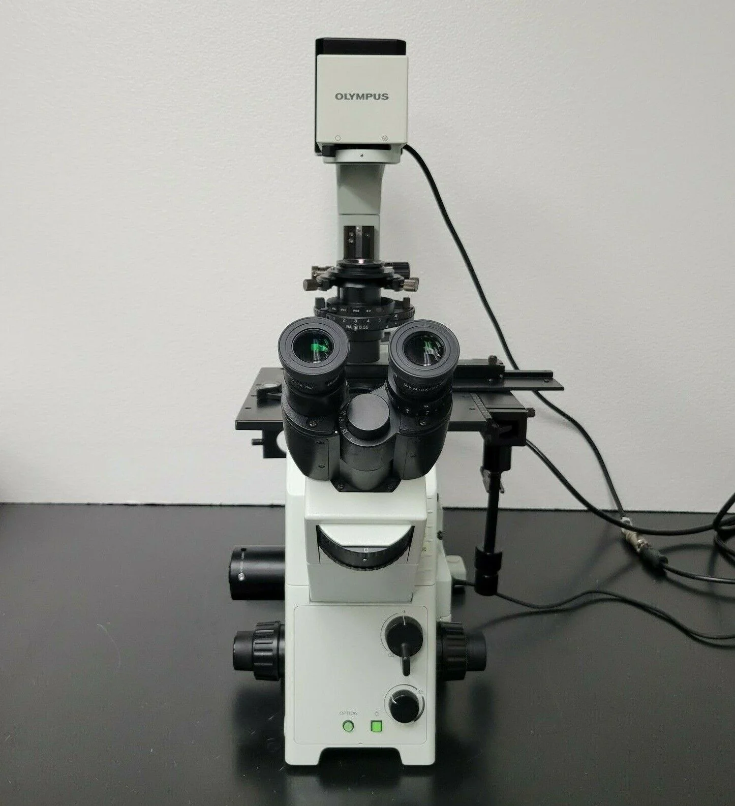 Olympus Microscope IX71 with Fluorescence and Phase Contrast - Image 3
