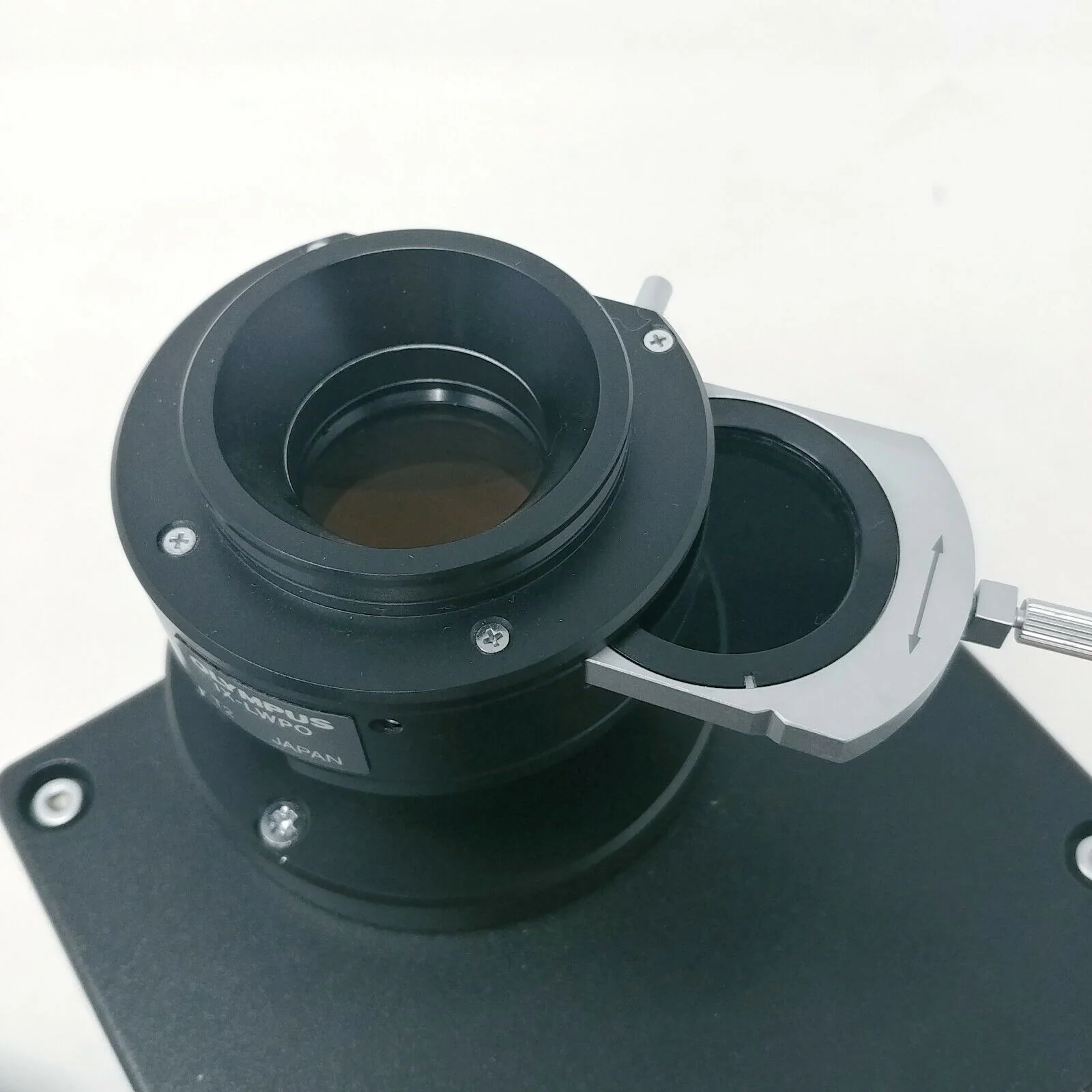 Olympus Microscope IX81 Condenser IX2-LWUCDA2 w. DIC Prisms & Polarizer IX-LWPO - Image 7