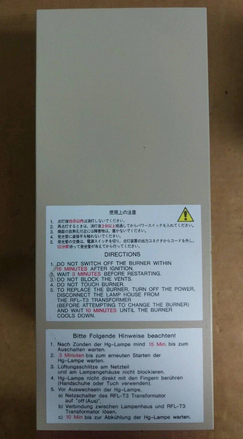 Olympus Microscope Mercury Lamphouse and Power Supply - Image 6