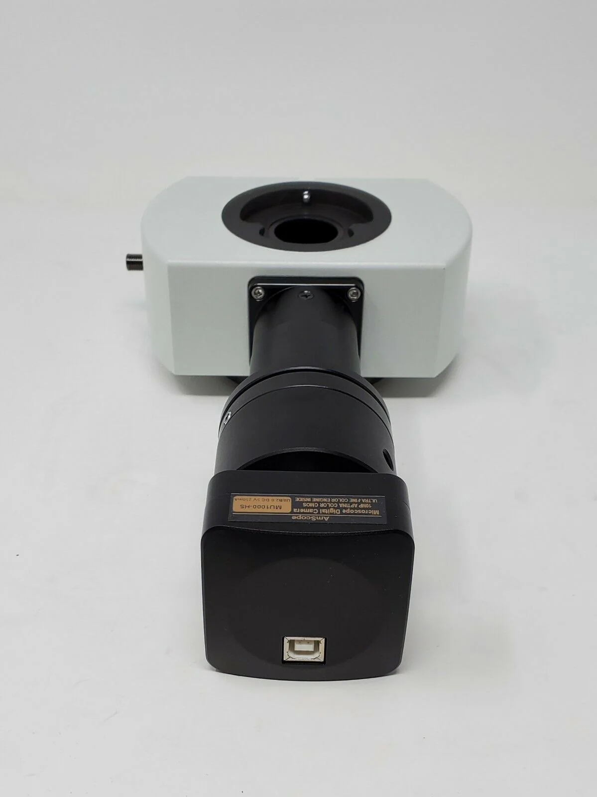 Olympus Microscope U-TRUS with 0.5x Adapter and AmScope AU1000 Camera - Image 4