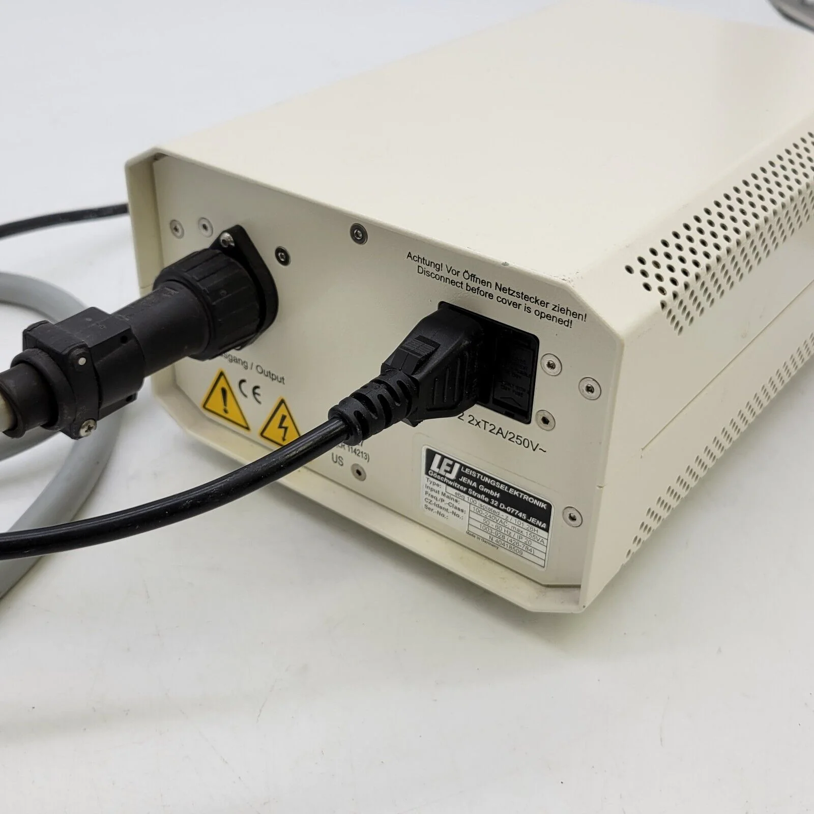 Zeiss Microscope HBO 100 Mercury Lamphouse with ebq 100 Power Supply - Image 5