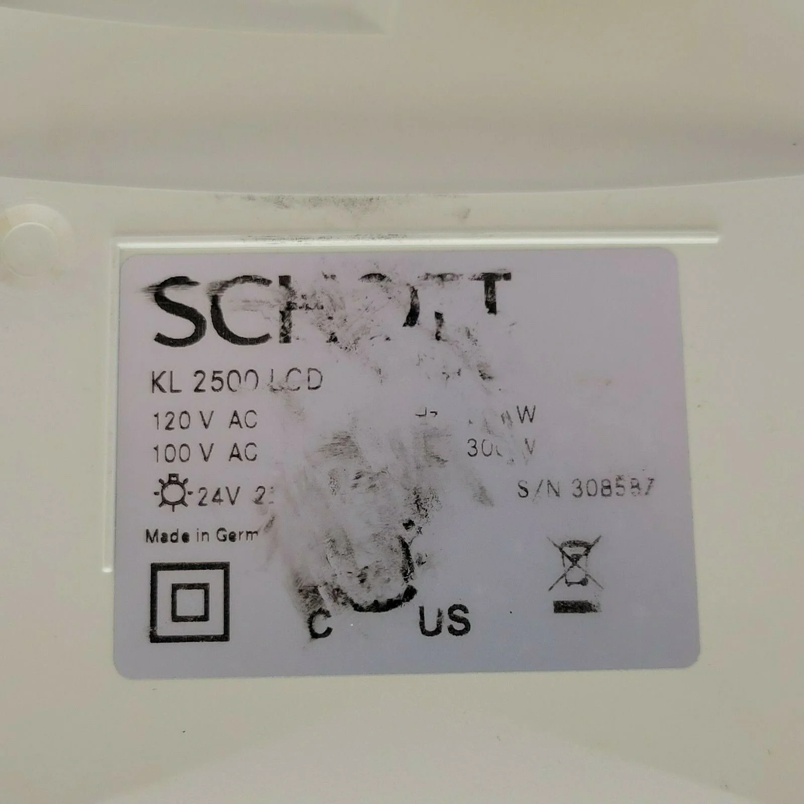 Zeiss Schott KL 2500 LCD Stereo Microscope Halogen Light Source - Image 7